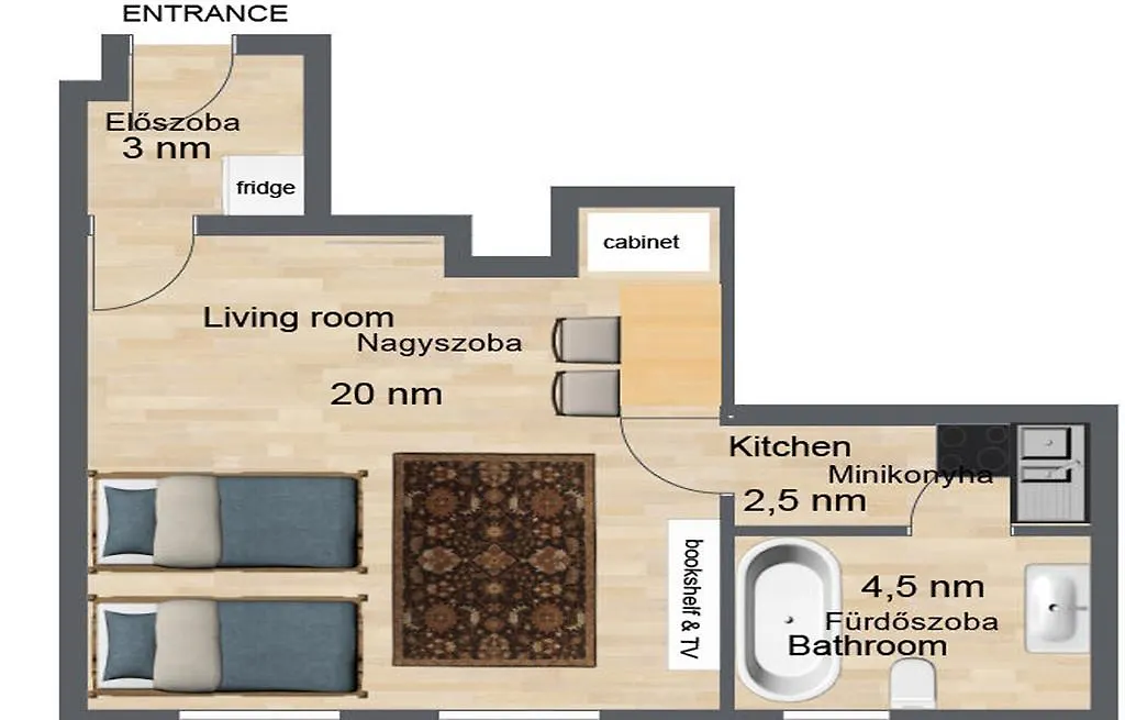Home Away Apartment Budapest